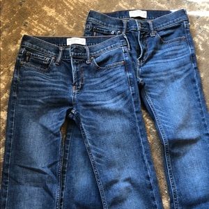 Abercrombie kids. 2 pairs of boys 11/12 jeans.